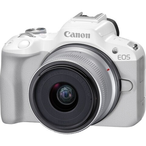 Cámara Mirrorless Canon Eos R50 Con Lente 18-45mm Blanca CAMARA CANON EOS R50 18-45MM