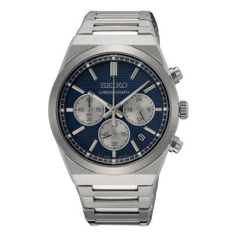 Reloj Seiko SSB453P1 para hombre con correa de acero Azul