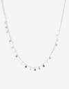 Collares Cortos Metal Collar Corto Metal Delicado - Plateado