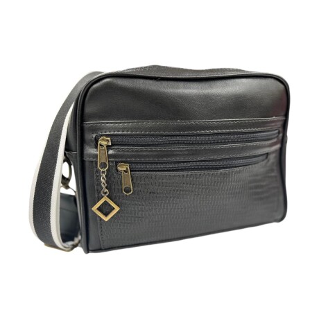 Bandolera Princess Cinta Gris y negro Negro