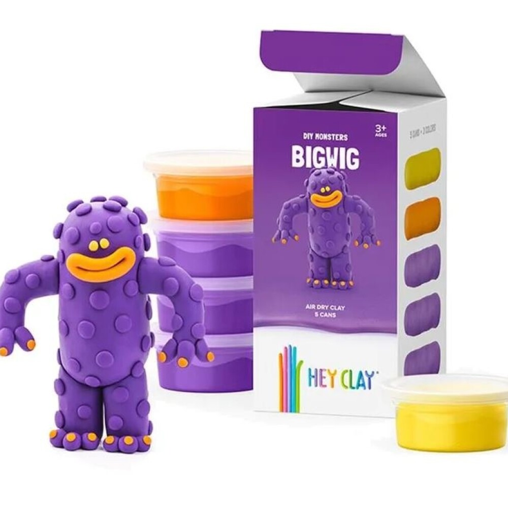 Masa para modelar Mate Bigwig Hey Clay AIR DRY CLAY - HEY CLAY MATE BIGWIG