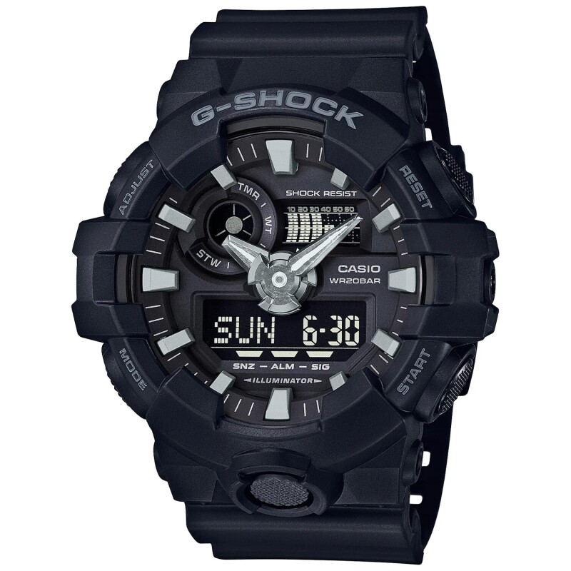 Reloj Análogo/Digital Casio G-Shock GA-700 Resistente Negro