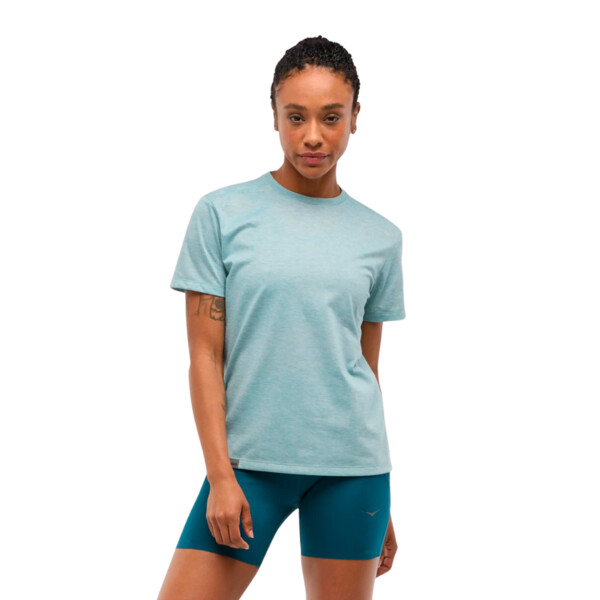 Hoka Glidetech Remera para mujer - Celeste Celeste