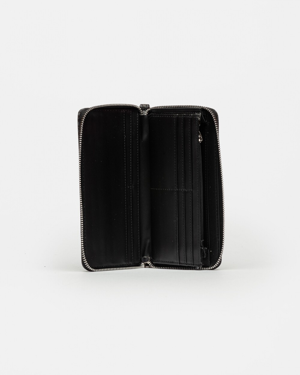 Billetera Monogram En Efecto Cuero Estampado Negro