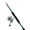 Caña Okuma Steeler Combo Caña + Reel + Tanza 1,65 Mts Verde