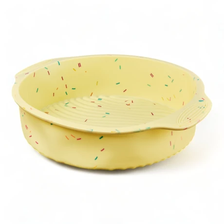 Molde De Silicona Para Torta Tortera Grande Antiadherente Sin Color