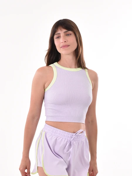 MUSCULOSA ROLLER LILA