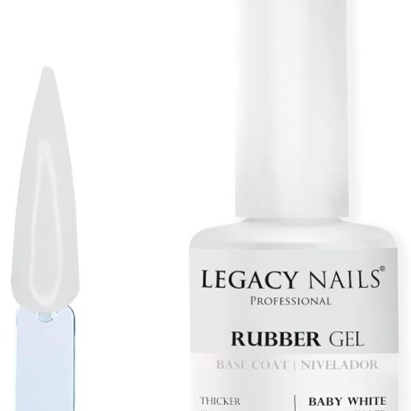 Legacy Nails Rubber Gel Baby White Legacy Nails Rubber Gel Baby White