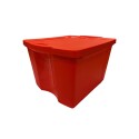 CAJA FULLBOX REFORZADA COLOR ROJO 75 LTS Sin color