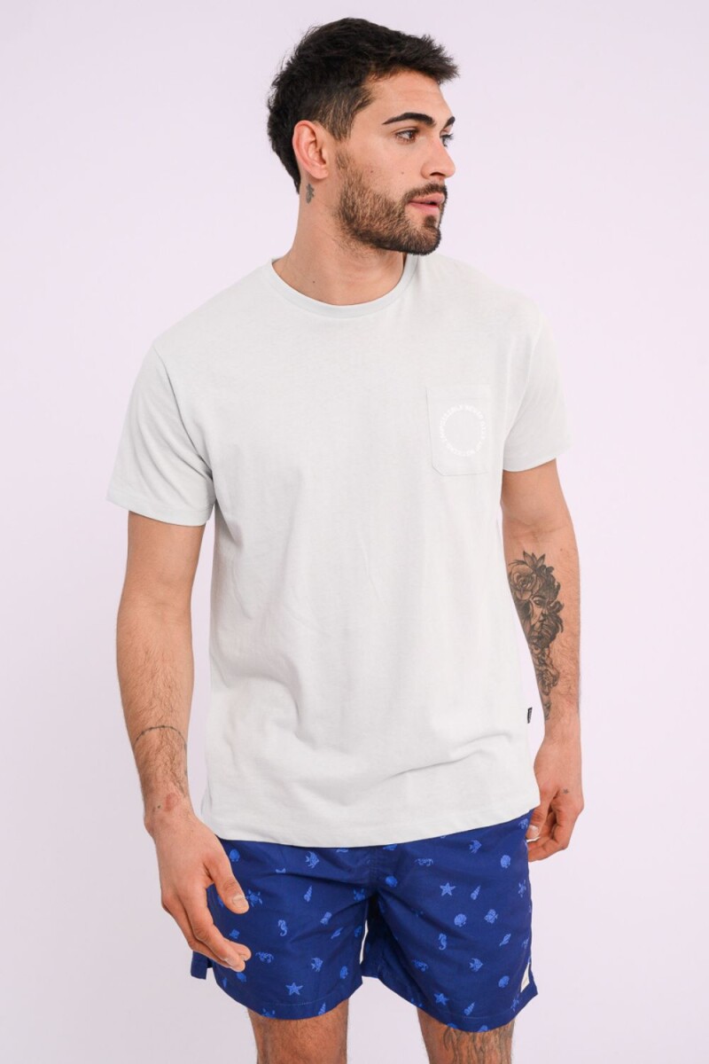 Remera oversize manga corta Blanco