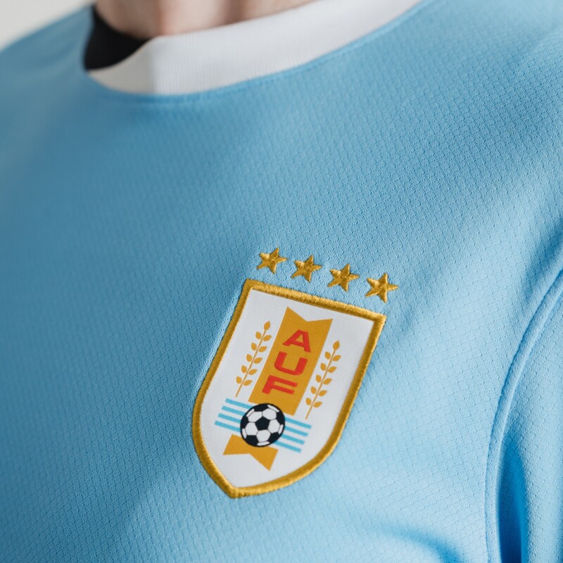 Remera Titular Uruguay Nike Stadium de Mujer Azul