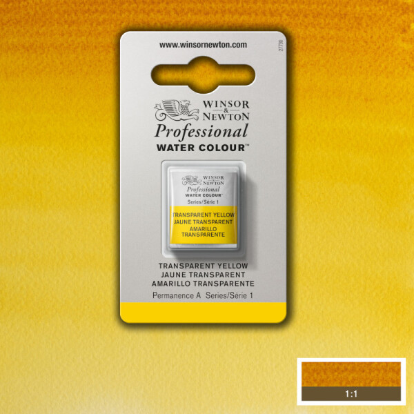 Acuarela profesiona Half Pan - Winsor & Newton Tonos Amarillos