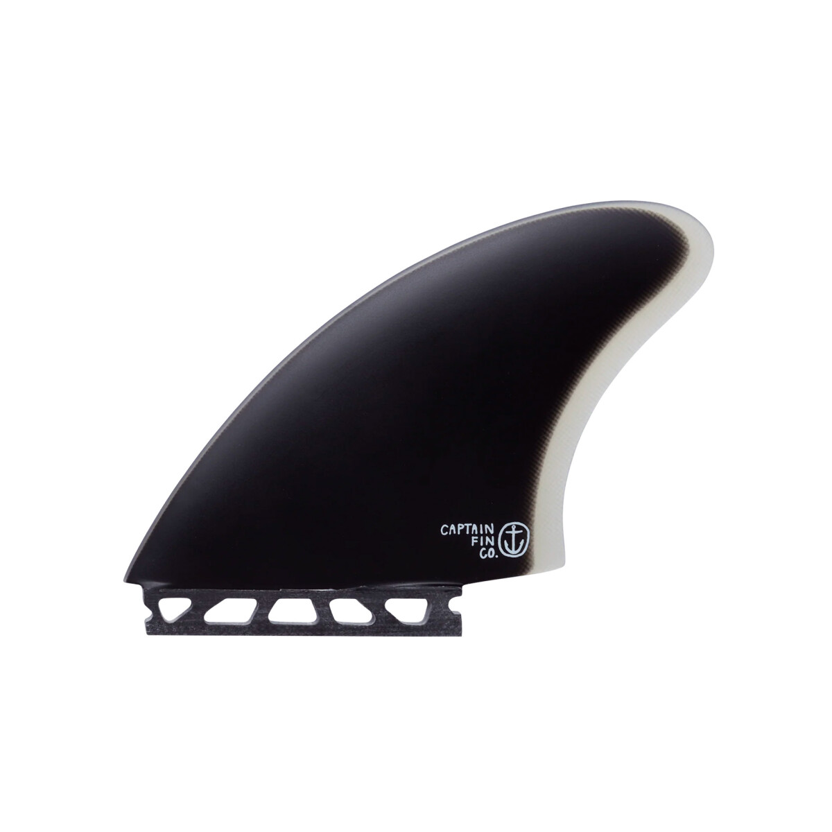 Quillas Captain Fin Keel TWIN - Black - Futures System 