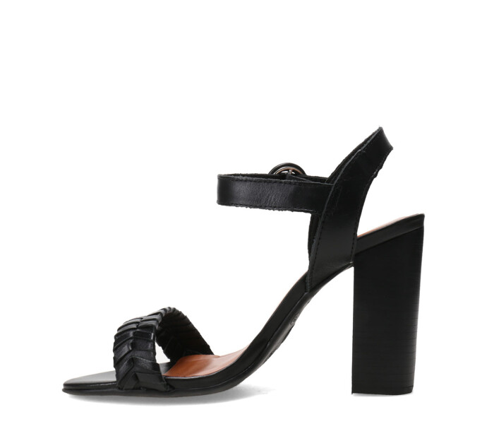 Sandalias de Mujer Bottero Taco Alto Negro