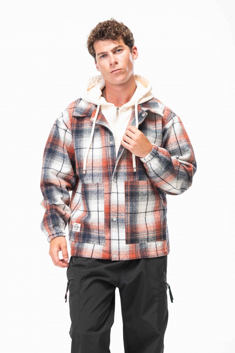 Campera Sobre Camisa Rojo