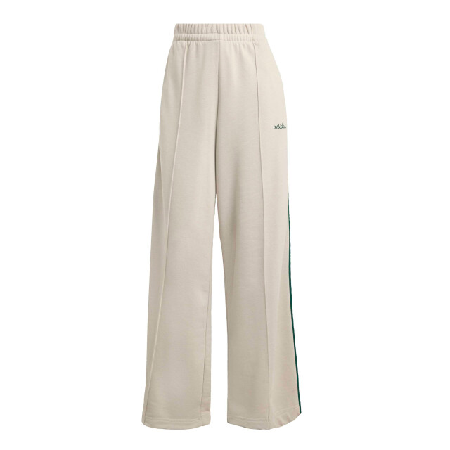 Pantalon de Mujer Adidas Essentials Bordado Beige - Verde