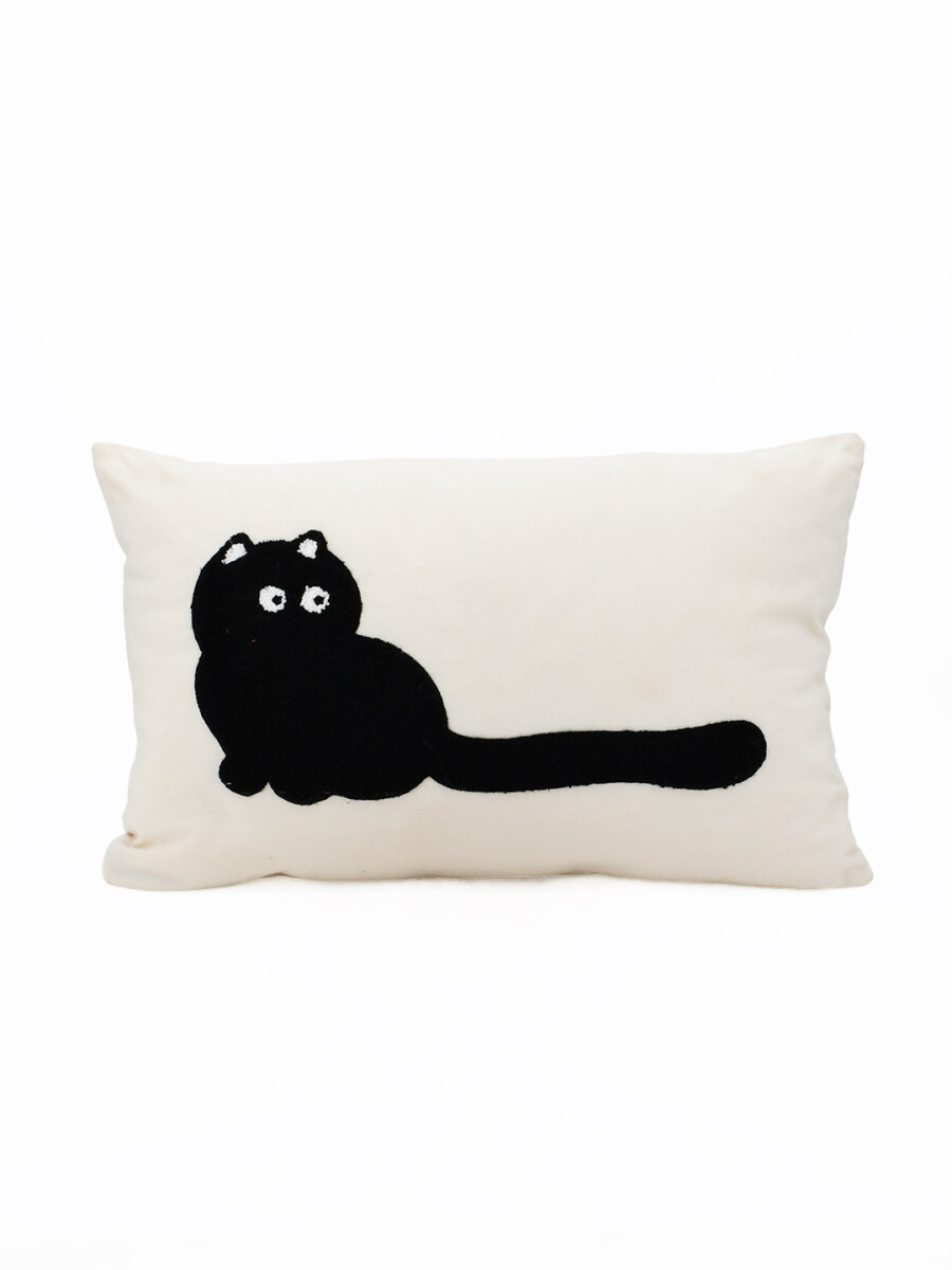 ALMOHADON GATO - NEGRO 