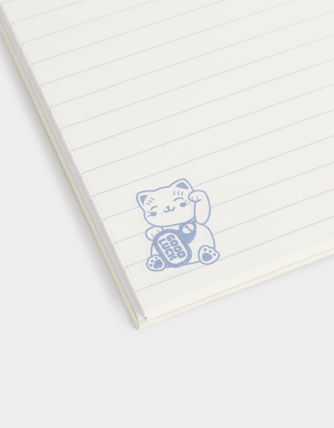 Anotadores Cuadernos y Memos Cuaderno A5 Con Charm De Gatito "tokyo" - Combinacion Multicolor