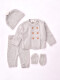 CONJUNTO RECIEN NACIDO GRIS
