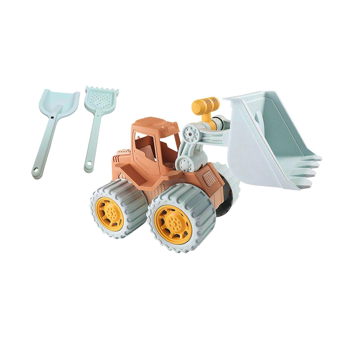 Camión de Playa Infantil con Palita y Rastrillo – Juguete para Arena 