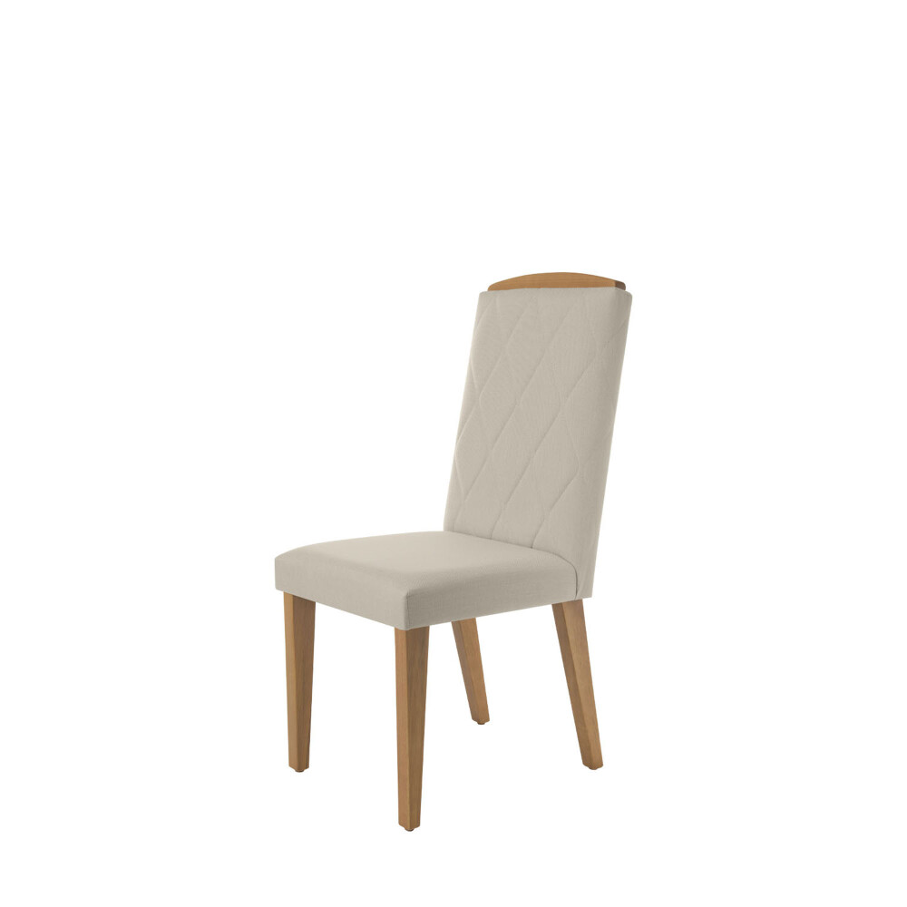 SILLA DE COMEDOR MADERA NATURAL-BEIGE DAISY