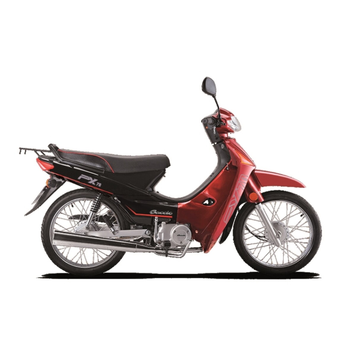 Moto Baccio Cub Px70cc - Rojo 
