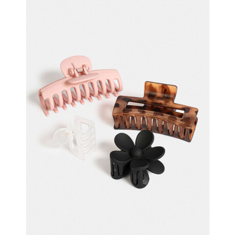 Set De Broches Combinacion Multicolor