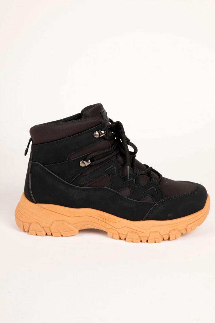 BOTA MUJER PADDOCK TECH Negro