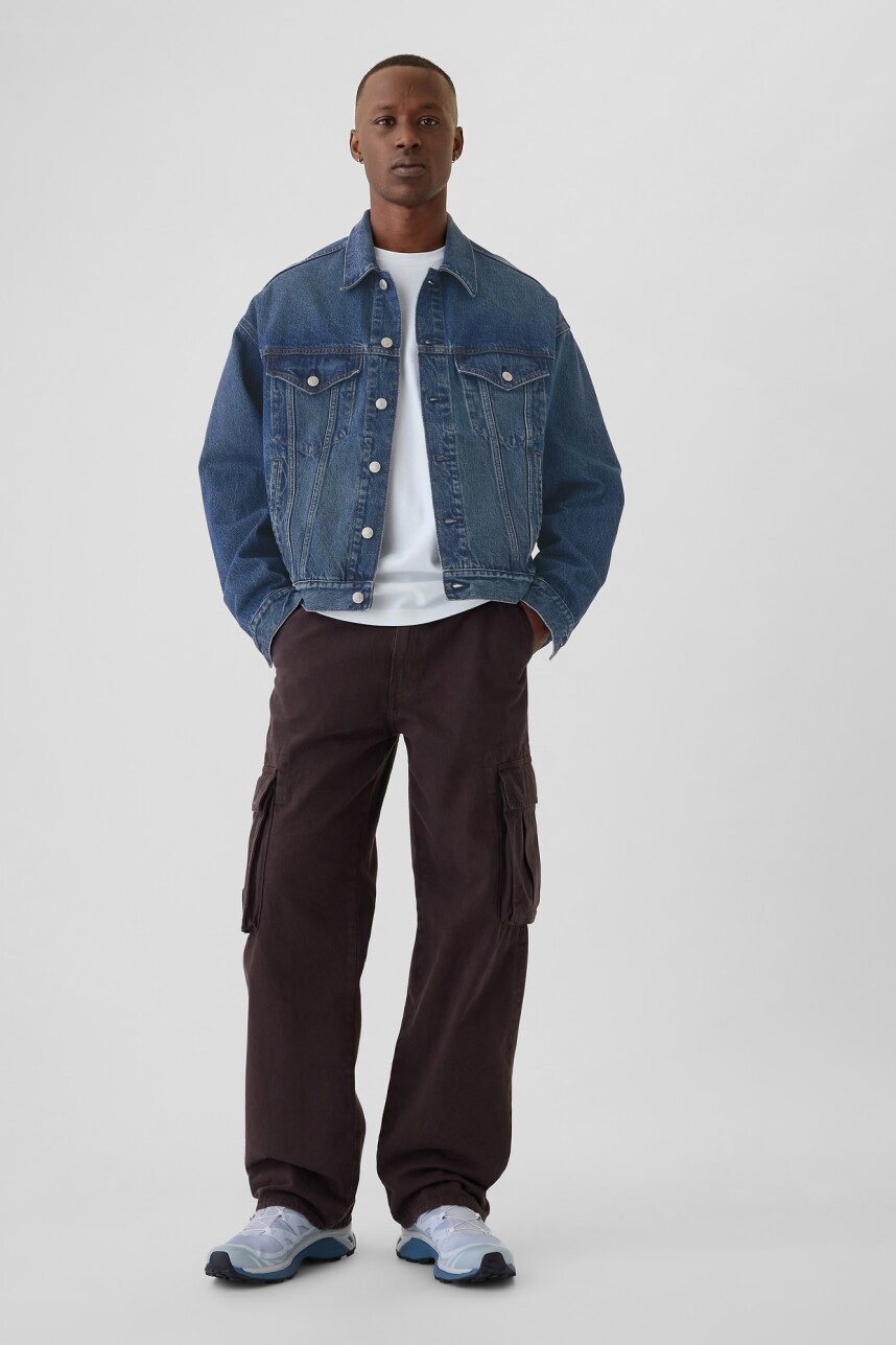Campera Jean Hombre Dark Wash Indigo 119