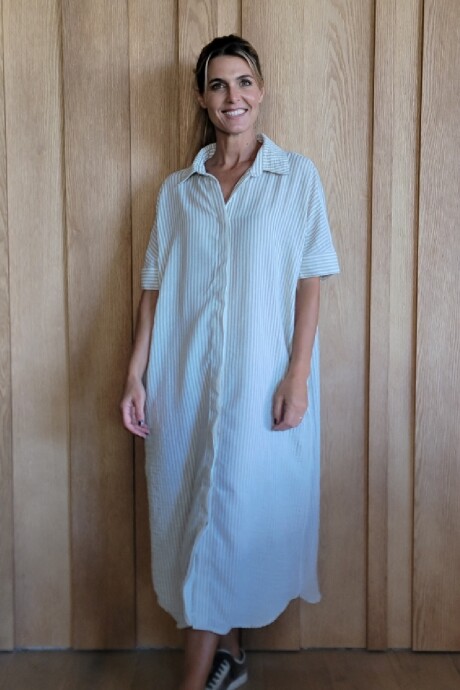 Túnica Costa Lino Raya Beige