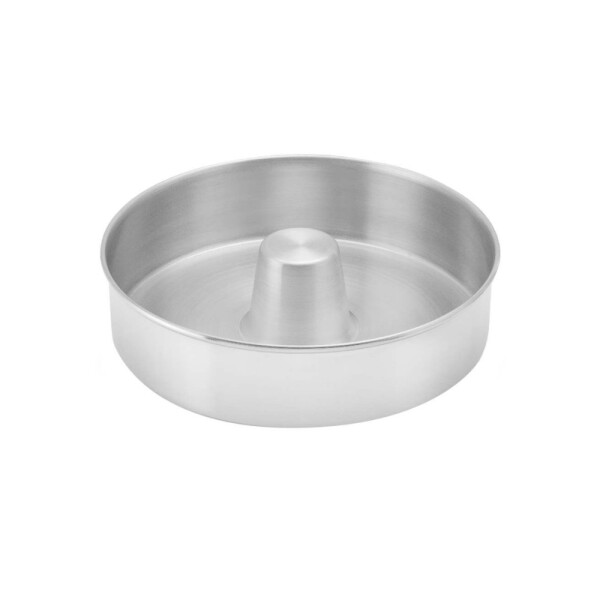 MOLDE REDONDO CON TUBO 24 CM NATURAL LINEA CLASSIC Gris