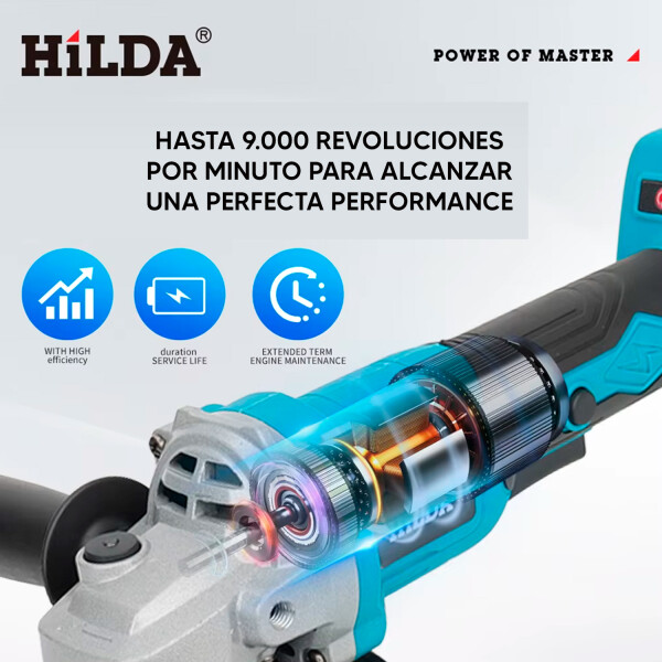 Amoladora Angular 2 Batería 21v Dw437 AMOLADORA ANGULAR 125MM 2 BAT. DW437