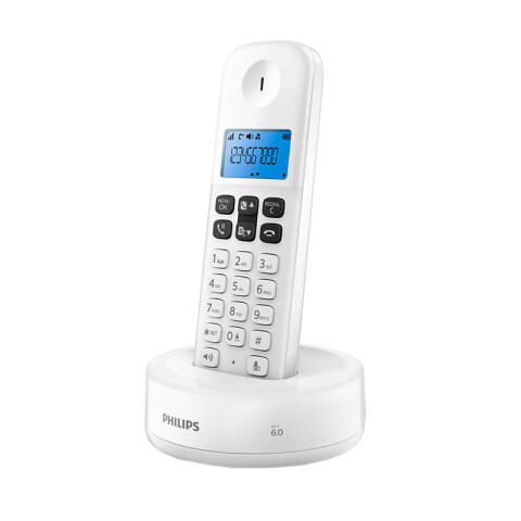 Teléfono Inalámbrico Philips D1311W-77 white Unica