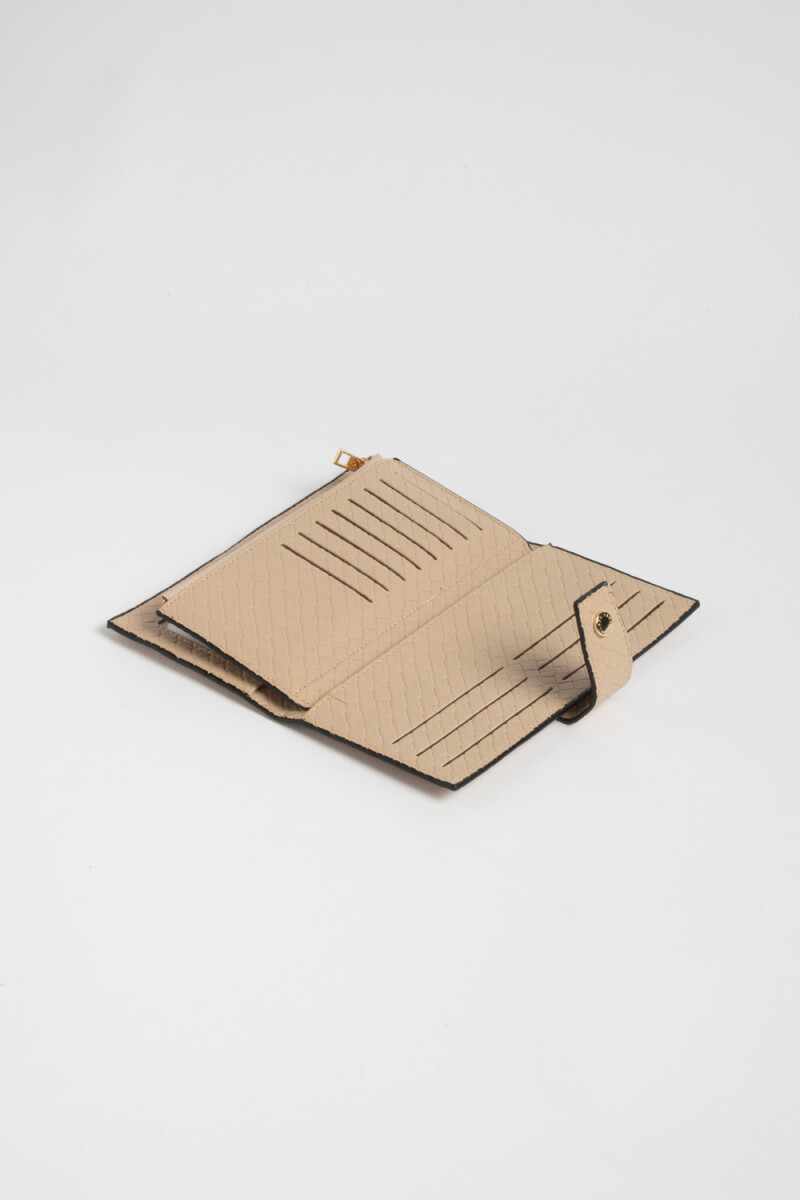 Billetera Beige
