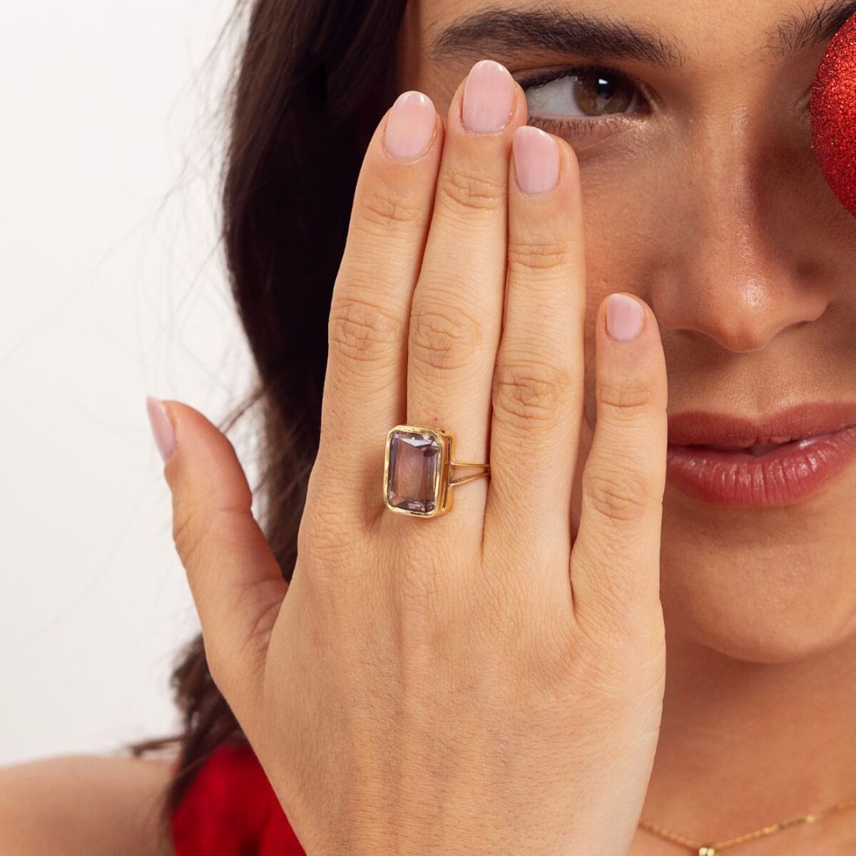 Anillo Ametrina - Oro 18k 