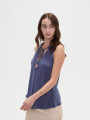 Musculosa Zirel Azul Grisaceo
