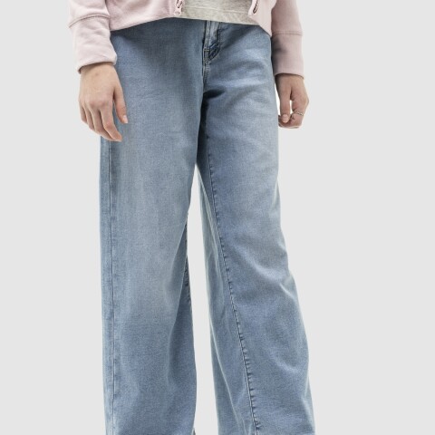 V-HR WIDE LT KNIT LIKE LIGHT WASH
