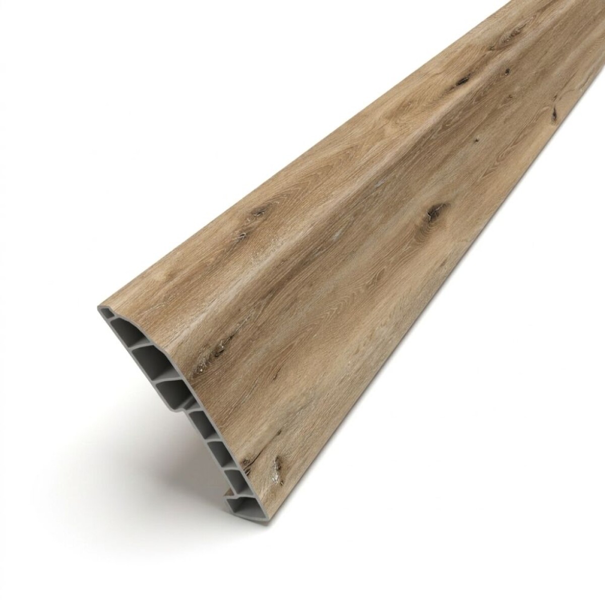 Zocalo de PVC 15mm X 80mm X 2,40 Mts Marron Claro 1508 