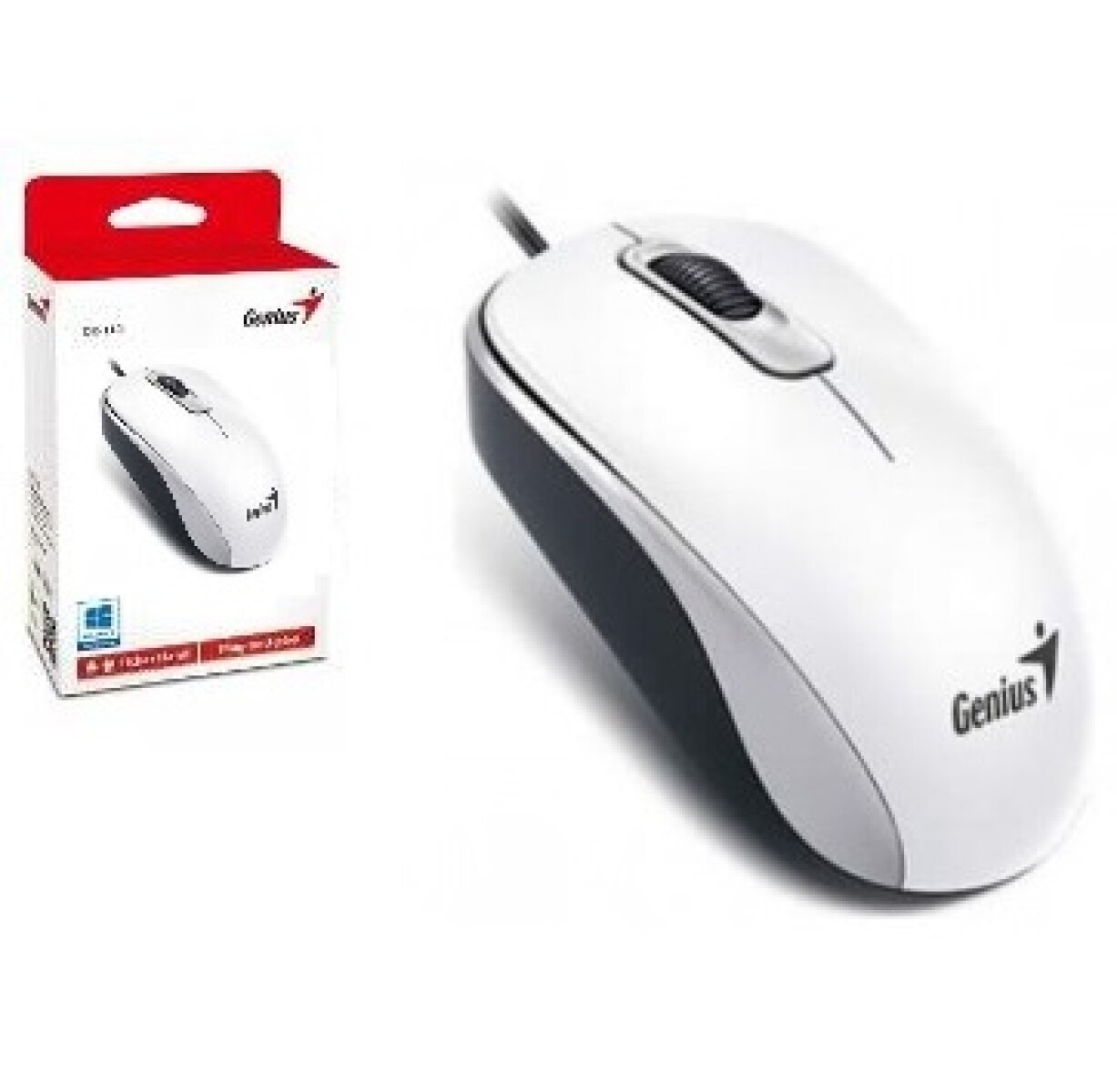 Mouse Genius Dx-110 Usb Negro - BLANCO 