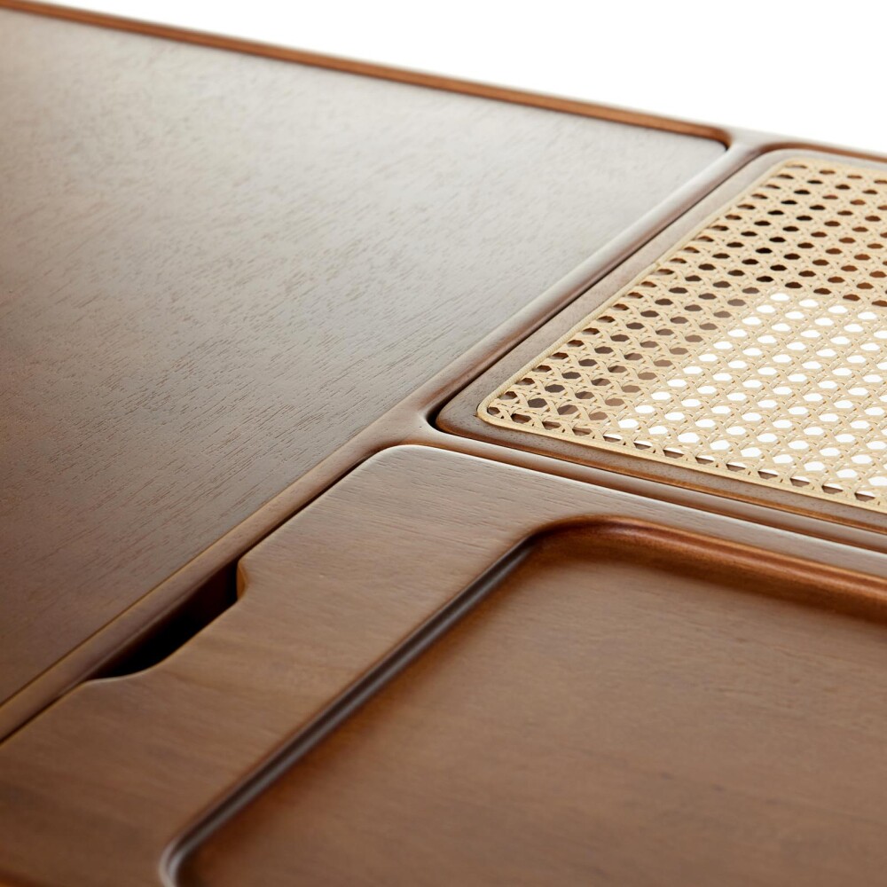 MESA RATONA MADERA MARRON ORLA CASTAÑO