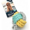 Juguete Para Perro Bola Con Flecos AMARILLO