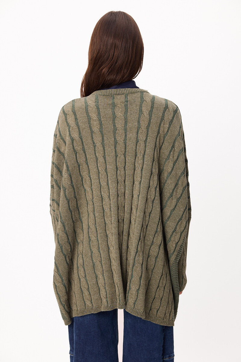 Sweater Oceano Verde Claro/Oscuro