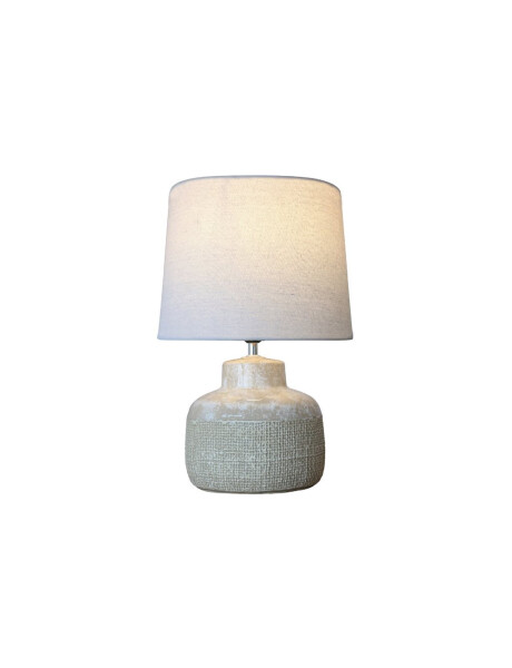 LAMPARA DE MESA CERAMICA D30x45CM TEXTURA BEIGE LAMPARA DE MESA CERAMICA D30x45CM TEXTURA BEIGE