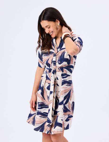 Vestido midi estampado Vestido midi estampado