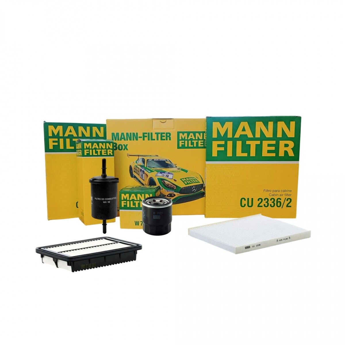 Kit Filtros Mann Hyundai HB20 Motor 1.0 80cv 