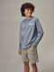 Camiseta Print Ride Gris Azulado