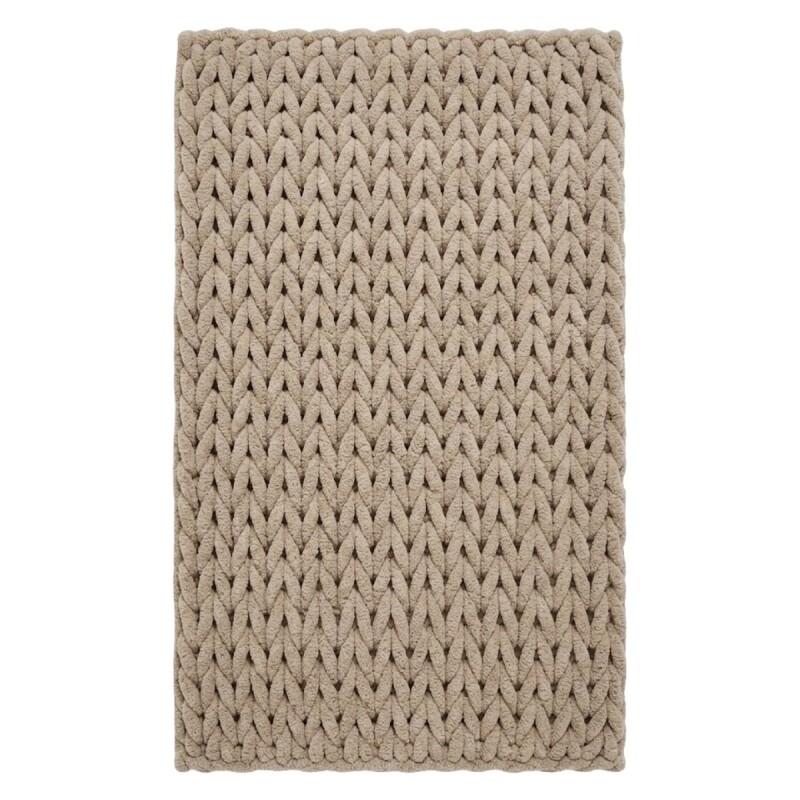 ALFOMBRA BEIGE P/BAÑO 50X80CM Unica