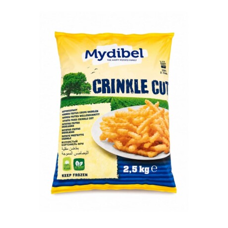 PAPAS CRINKLES 2.5KG MYDIBEL PAPAS CRINKLES 2.5KG MYDIBEL