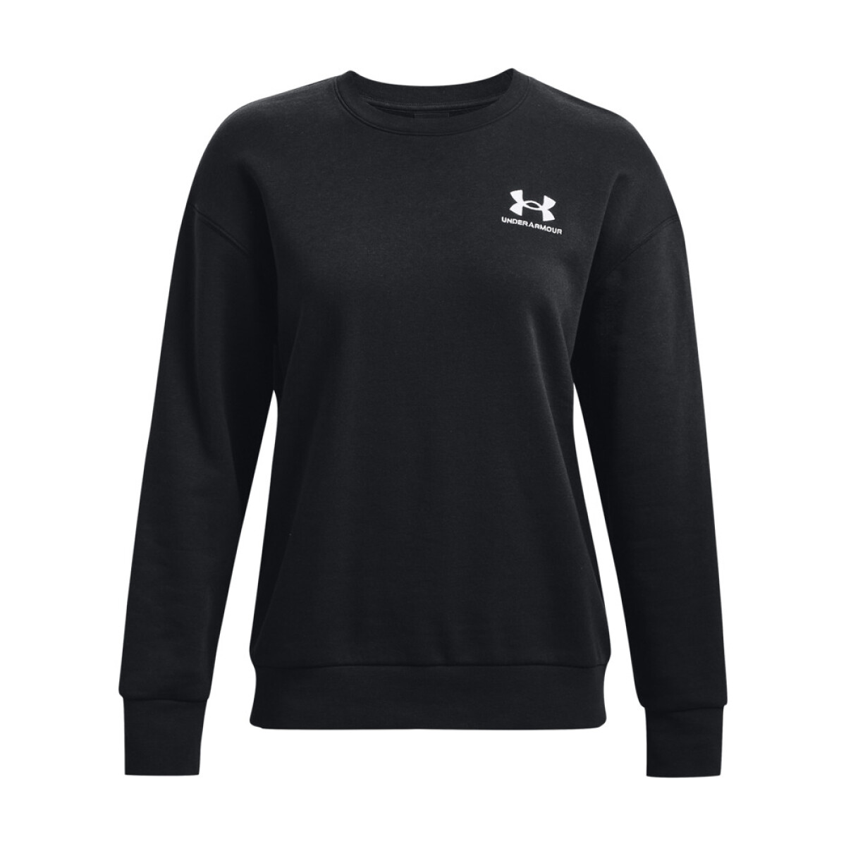 Essential Fleece Crew-PPL - BLK-001 