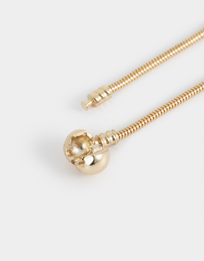 Pulseras Flexibles Con corazón Pulsera Flexible Multidijes - Dorado